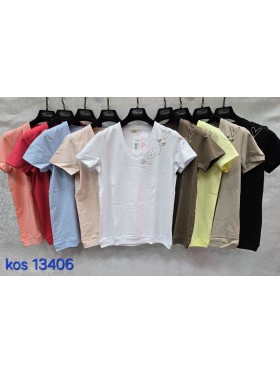 Bluzki damskie Tureckie, size standard ,paczka 12szt mix kolor