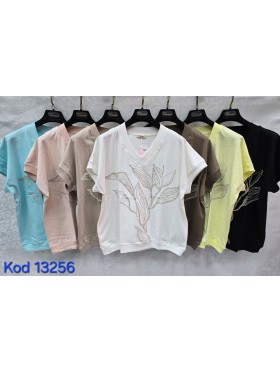 Bluzki damskie Tureckie, size standard ,paczka 12szt mix kolor