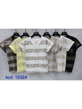 Bluzki damskie Tureckie, size standard ,paczka 12szt mix kolor