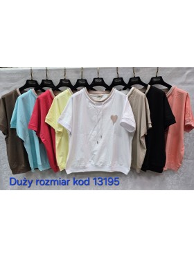 Bluzki damskie Tureckie, size standard ,paczka 12szt mix kolor