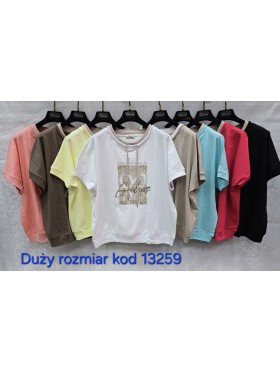 Bluzki damskie Tureckie, size standard ,paczka 12szt mix kolor