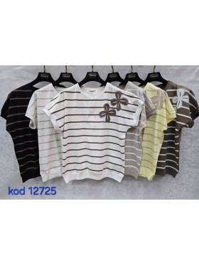 Bluzki damskie Tureckie, size standard ,paczka 12szt mix kolor