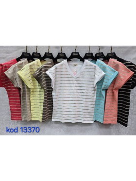 Bluzki damskie Tureckie, size standard ,paczka 12szt mix kolor
