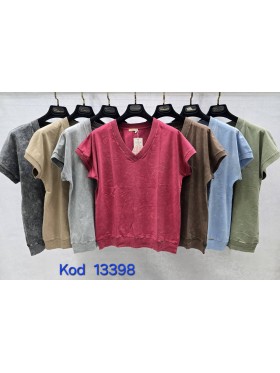 Bluzki damskie Tureckie, size standard ,paczka 12szt mix kolor