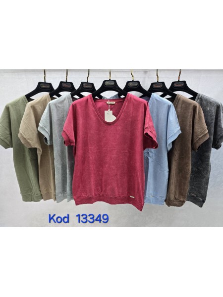 Bluzki damskie Tureckie, size standard ,paczka 12szt mix kolor