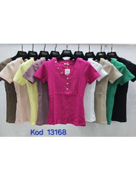 Bluzki damskie Tureckie, size standard ,paczka 12szt mix kolor