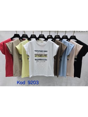Bluzki damskie Tureckie, size standard ,paczka 12szt mix kolor