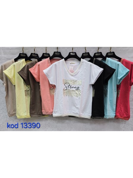 Bluzki damskie Tureckie, size standard ,paczka 12szt mix kolor