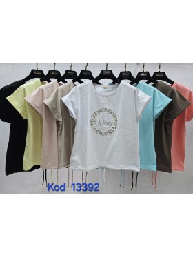 Bluzki damskie Tureckie, size standard ,paczka 12szt mix kolor