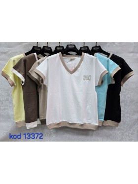 Bluzki damskie Tureckie, size standard ,paczka 12szt mix kolor