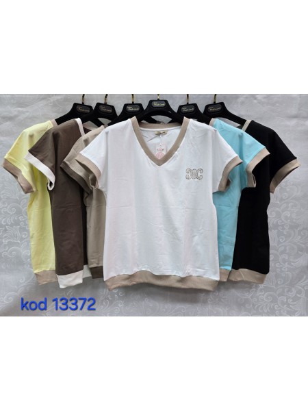 Bluzki damskie Tureckie, size standard ,paczka 12szt mix kolor