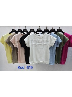Bluzki damskie Tureckie, size standard ,paczka 12szt mix kolor