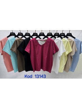 Bluzki damskie Tureckie, size standard ,paczka 12szt mix kolor