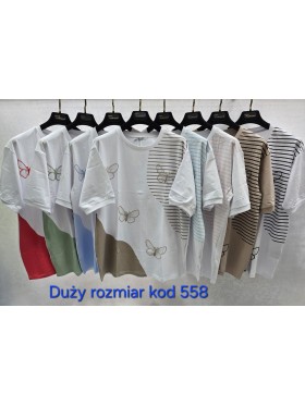 Bluzki damskie Tureckie, size standard ,paczka 12szt mix kolor