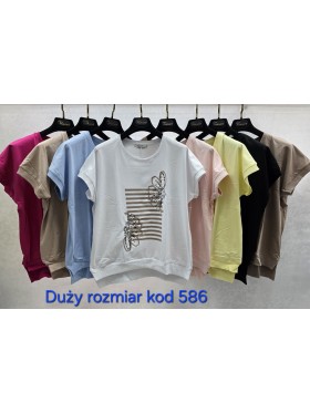 Bluzki damskie Tureckie, size standard ,paczka 12szt mix kolor
