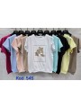 Bluzki damskie Tureckie, size standard ,paczka 12szt mix kolor