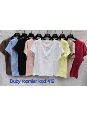 Bluzki damskie Tureckie, size standard ,paczka 12szt mix kolor