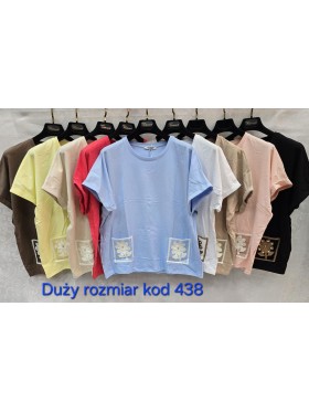 Bluzki damskie Tureckie, size standard ,paczka 12szt mix kolor