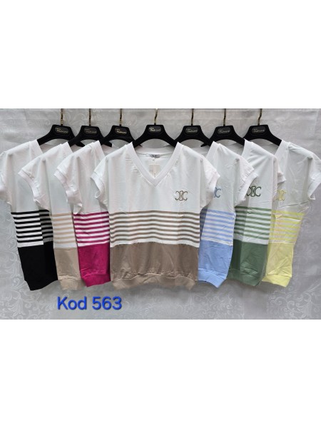 Bluzki damskie Tureckie, size standard ,paczka 12szt mix kolor