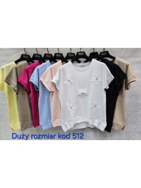 Bluzki damskie Tureckie, size standard ,paczka 12szt mix kolor