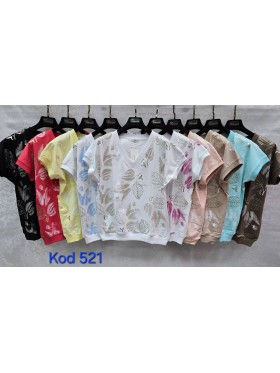 Bluzki damskie Tureckie, size standard ,paczka 12szt mix kolor