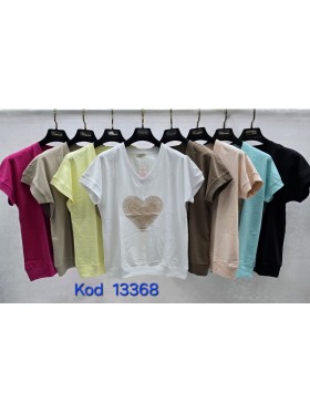 Bluzki damskie Tureckie, size standard ,paczka 12szt mix kolor