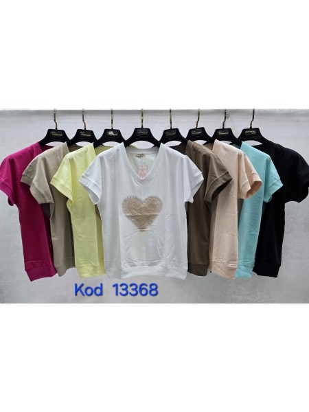 Bluzki damskie Tureckie, size standard ,paczka 12szt mix kolor