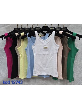 Bluzki damskie Tureckie, size standard ,paczka 12szt mix kolor