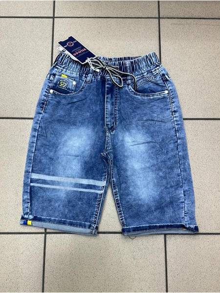 Spodenki jeans dzieciece 8-16 lat, paczka 10szt, 1 kolor