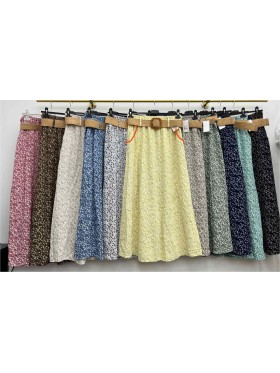 Spódnica długa  damskie Włoski ,size uni ,paczka 6szt mix kolor