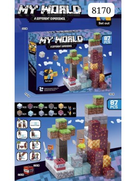 ZABAWKI MY WORLD. 6 SZT / PACZKA, KOLOR JAK NA ZDZIĘCIU