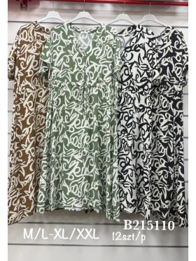 Sukienki damskie , size m-2xl, paczka 12szt,Mix kolor