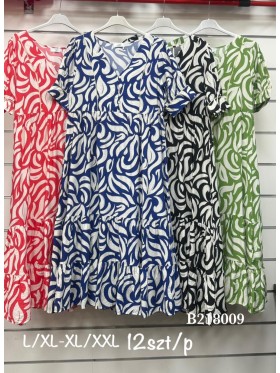 Sukienki damskie , size l-2xl, paczka 12szt,Mix kolor