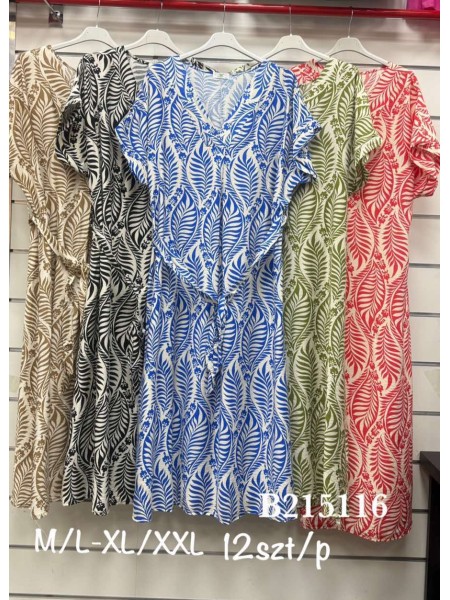 Sukienki damskie , size m-2xl, paczka 12szt,Mix kolor