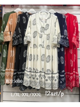 Sukienki damskie , size l-2xl, paczka 12szt,Mix kolor
