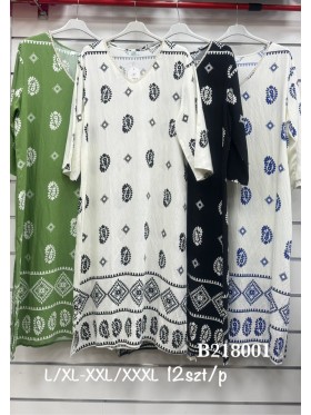 Sukienki damskie , size l-2xl, paczka 12szt,Mix kolor