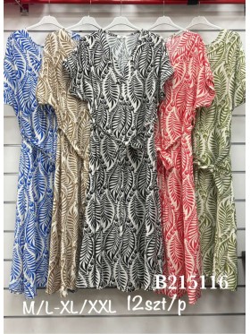 Sukienki damskie , size m-2xl, paczka 12szt,Mix kolor