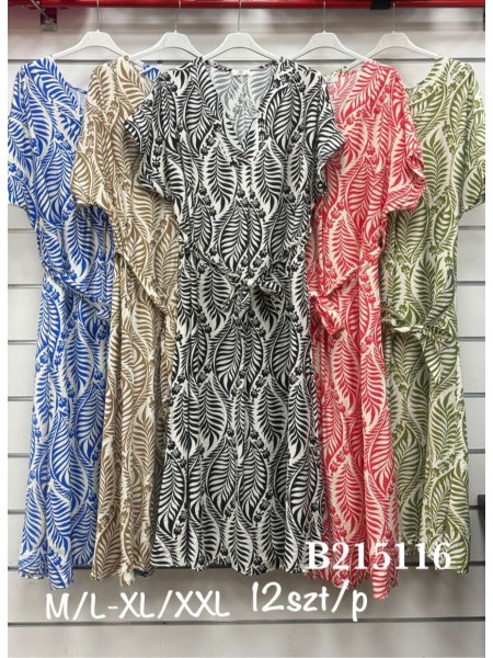Sukienki damskie , size m-2xl, paczka 12szt,Mix kolor