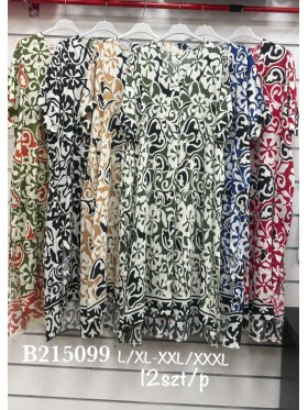 Sukienki damskie , size l-2xl, paczka 12szt,Mix kolor