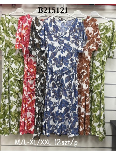 Sukienki damskie , size m-2xl, paczka 12szt,Mix kolor