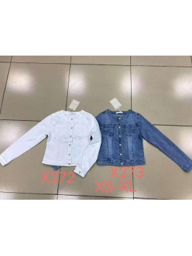 Kurtki Jeansowe damskie ,size xs-xl ,paczka 10szt ,