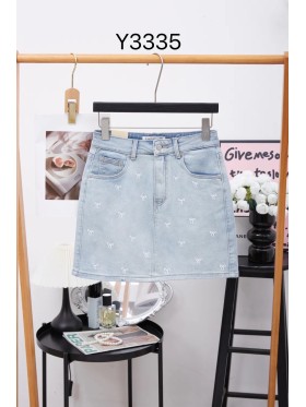 Spódnica krótka jeansowa damska ,size xs-xl ,paczka 10szt ,