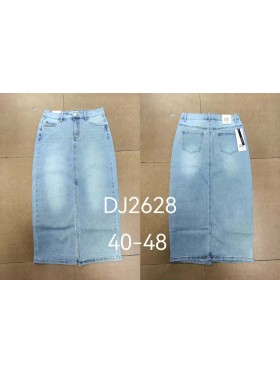 Spódnica długa Jeansowa damska ,size 40-48 ,paczka 10szt ,