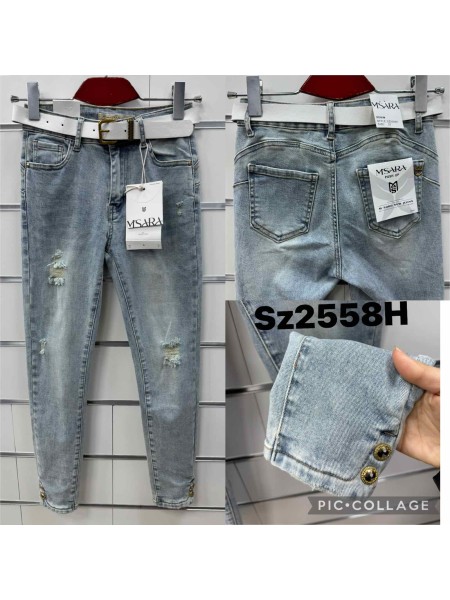 Jeansy damskie M'sara,size 26-31 ,paczka 10szt ,