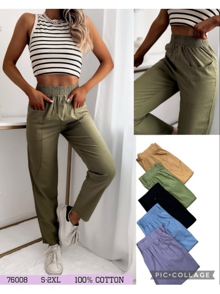 Spodnie damskie , size s-2xl, paczka 12szt,mix kolor