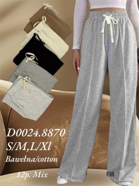 Spodnie damskie , size s-xl, paczka 12szt,mix kolor