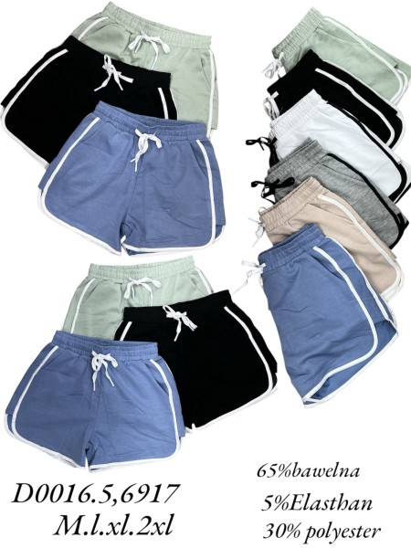 Spodenki  damskie  ,size m-2xl ,paczka 12szt ,mix kolor