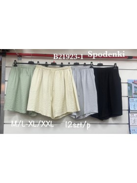 Spodenki damskie , size m-2xl, paczka 12szt,mix kolor
