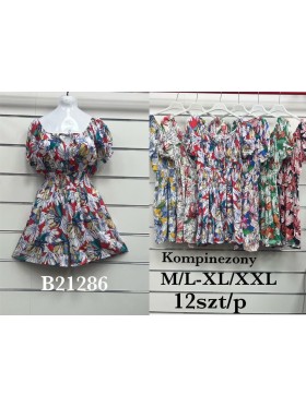Kombinezony damskie , size m-2xl, paczka 12szt,mix kolor