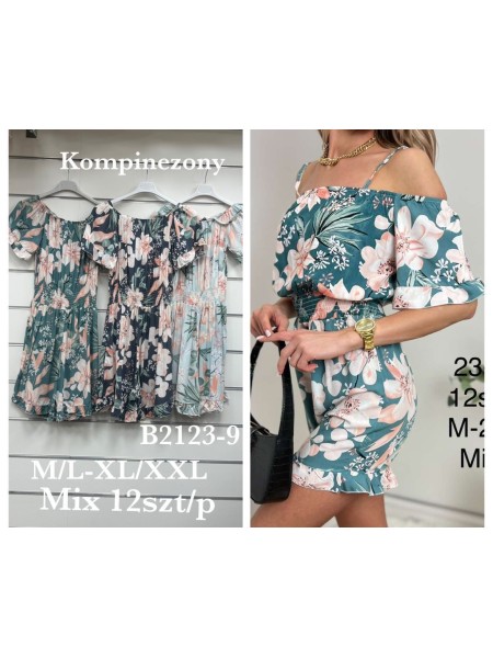 Kombinezony damskie , size m-2xl, paczka 12szt,mix kolor